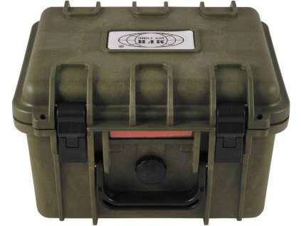 MFH Plastový box, vodotesný, 26,7x23,9x17,6cm - olive (27163)