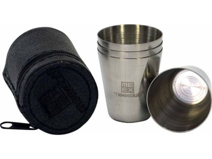 ZIPPO Kovové poháriky s puzdrom - 4ks (98369)