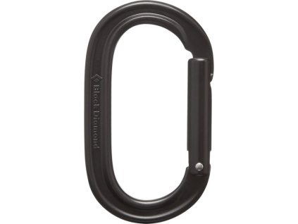 BLACK DIAMOND Karabína OVAL KEYLOCK - black (BD210083)