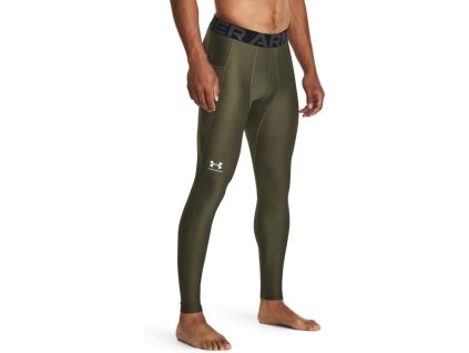 UNDER ARMOUR Legíny HeatGear - marine OD green / white (1361586-390)
