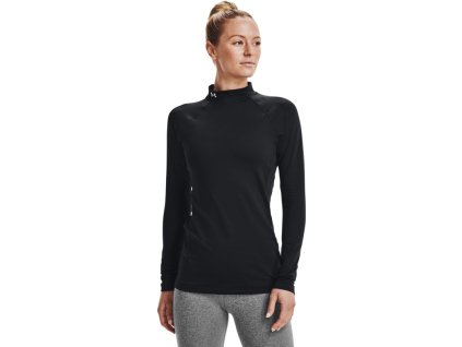 UNDER ARMOUR Dámske tričko s dlhým rukávom CG Authentics Mockneck - čierne (1368702-001)