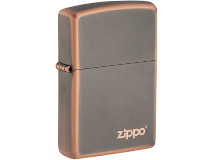 ZIPPO Zapaľovač RUSTIC BRONZE LOGO (27005)