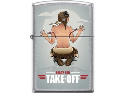 ZIPPO Zapaľovač READY FOR TAKEOFF (25655)