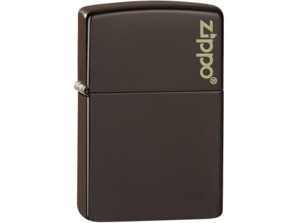 ZIPPO Zapaľovač BROWN ZIPPO LOGO (26911)