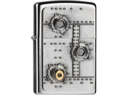 ZIPPO Zapaľovač BULLET HOLES 3D (21805)