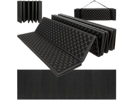 TRIZAND Karimatka 180x60cm, skladacia - black