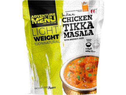 ADVENTURE MENU Light Kurča Tikka Masala s ryžou basmati 173g/600g
