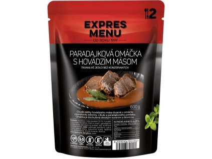 EXPRES MENU Paradajková omáčka s hovädzím mäsom 600g