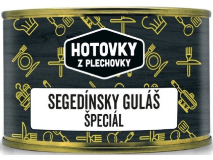HOTOVKY Z PLECHOVKY Segedínsky guláš špeciál 400g