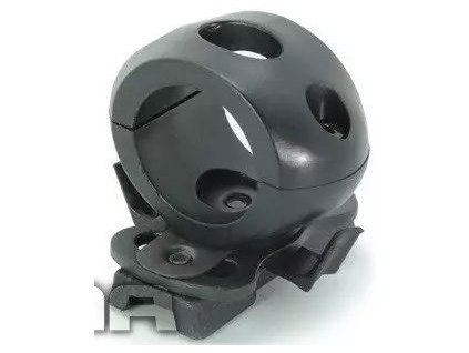FMA Montáž na prilbu pre svetlá (25mm) - black