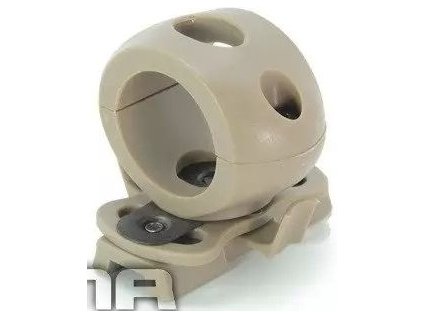 FMA Montáž na prilbu pre svetlá (25mm) - dark earth