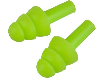 EARMOR Zátkové chrániče sluchu MaxDefense bez šnúrky M03 - zelené (M03-Green)
