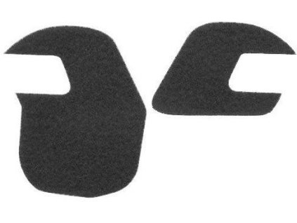 EARMOR Samolepiaci suchý zips pre sluchadlá M31/32 - čierny (S14-BK-M31/M32)