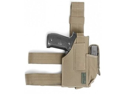 WARRIOR Elite Ops Drop Leg Holster Adjustable - coyote (W-EO-DLH-CT)