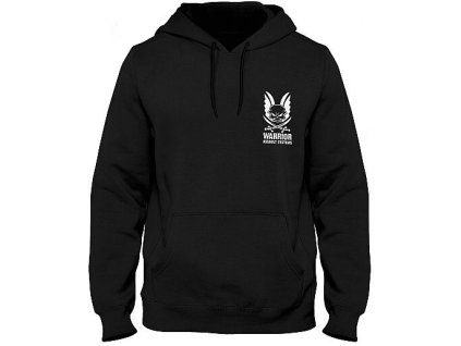 WARRIOR Mikina s kapucňou LOGO - čierna (W-EO-HOODIE-BLK)