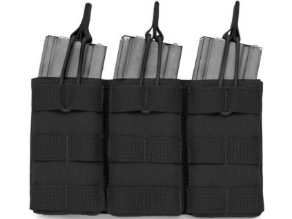 WARRIOR Triple MOLLE Open M4 5.56mm - black (W-EO-TMOP-BLK)