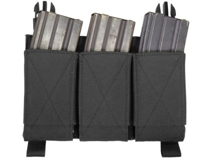 WARRIOR Removable Triple Elastic Mag Pouch - black (W-EO-DFP-TEMP-BLK)