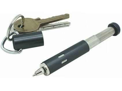 TRUE UTILITY Prívesok na kluce TelescopicPen - šedý (TU258)