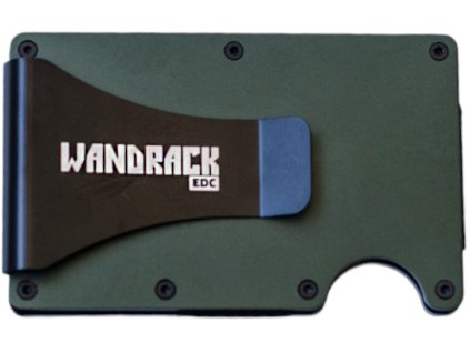WANDRACK EDC peňaženka - dark green aluminium