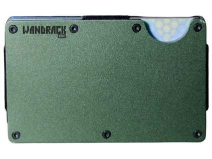 WANDRACK EDC peňaženka BlackLogo - dark green aluminium
