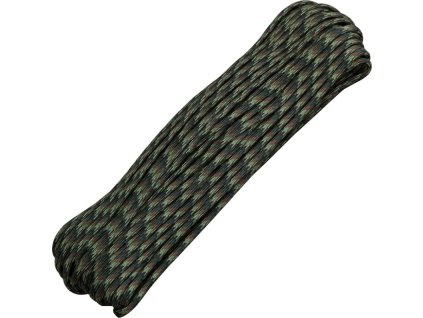 US paracord originálna padáková šnúra 30m - woodland (RG005H)