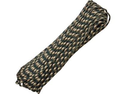 US paracord originálna padáková šnúra 30m – forest camo (RG1030H)