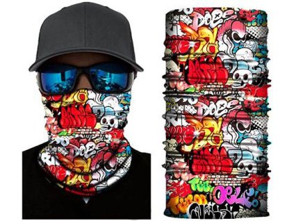 Multifunkčná šatka GRAFITTI 95