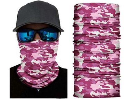 Multifunkčná šatka PINKY CAMO 122