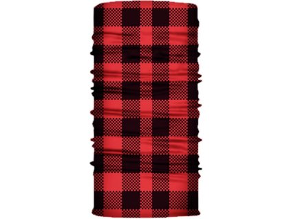 Multifunkčná šatka BLACK N RED 126