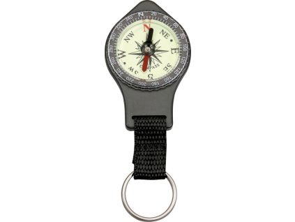 EXPLORER Kompas Keyring Compass Black 4" overall (EXP46)