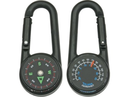 EXPLORER Kompas Carabineer s teplomerom (EXP17)