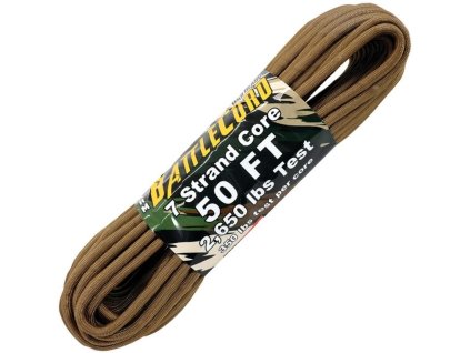 ATWOOD ROPE MFG Šnúra BattleCord 15m - coyote (RG1210)