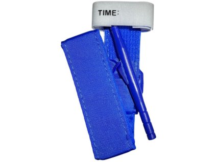 Tréningové škrtidlo 3,8x95cm - modré