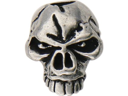 Cínová lebka Emerson k paracord výrobkom (SMUKEP)