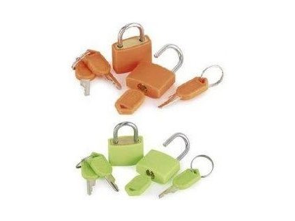 GELERT Zámok Travel Padlocks 2ks - rôzne farby