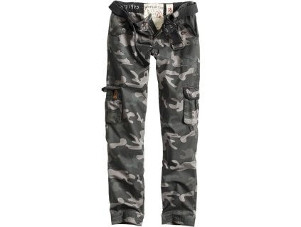 SURPLUS Dámske dlhé nohavice Premium Slimmy - black camo (33-3588-42)