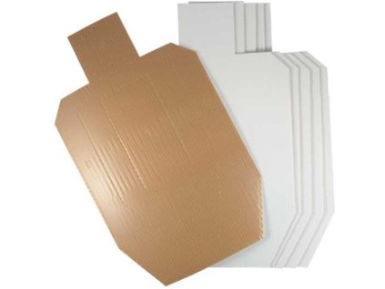 Kartónový terč IDPA 75 x 45 cm