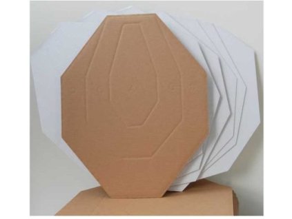 Kartónový terč Mini IPSC 37 x 30 cm