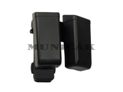 ESP Dvojité rotačné plastové puzdro pre dva zásobníky 9mm Luger (MH-MH-14)
