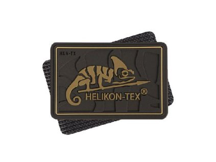 HELIKON 3D PVC Nášivka/Patch HELIKON-TEX Logo - coyote (OD-HKN-RB-11)