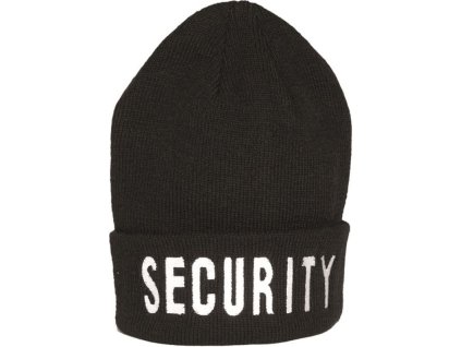 MILTEC Čiapka SECURITY pletená - black (12075097)