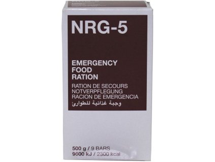 Núdzový potravinový pohotovosný balíček NRG-5, 500g (40331)