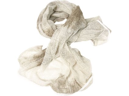 MILTEC Sieťovaná maskovacia šála - white (12625007)