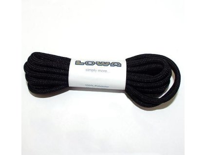 LOWA Šnúrky do topánok 110cm - black (8305860999)