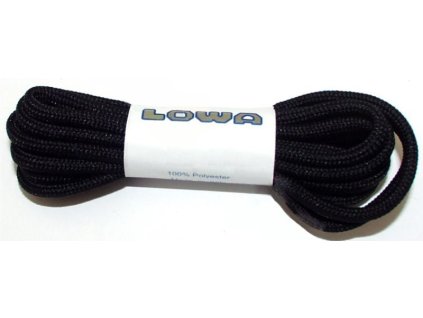 LOWA Šnúrky do topánok 130cm - black (8305850999)