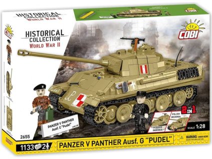 COBI Stavebnica HC WW2 Panzer V Panther Ausf. G 'Pudel' (COBI-2655)