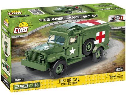 COBI Stavebnica WW2 1942 Ambulance WC 54 (COBI-2257)