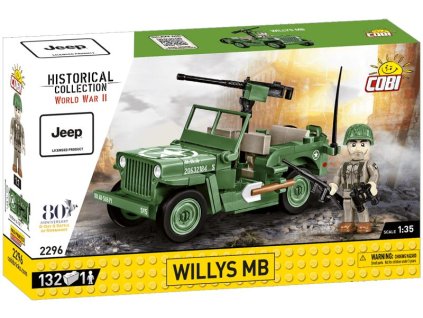 COBI Stavebnica HC WW2 Willys MB (COBI-2296)
