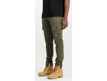 ALPHA INDUSTRIES Dlhé nohavice Petrol Patch Pant - black olive (178207/413)
