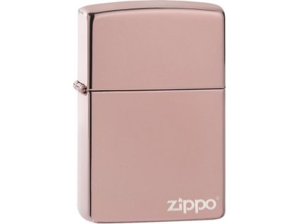 ZIPPO Zapaľovač HIGH POLISH ROSE GOLD LOGO (26908)